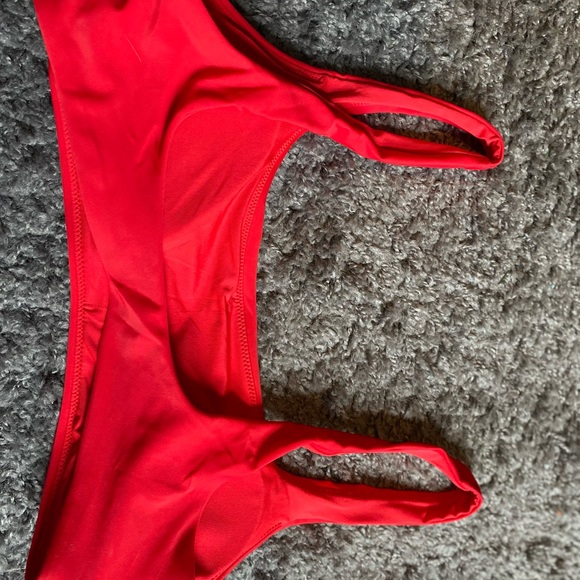 NWOT Aerie red bikini top - Picture 2 of 3